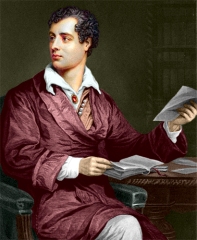 Byron: a Romantic pose.