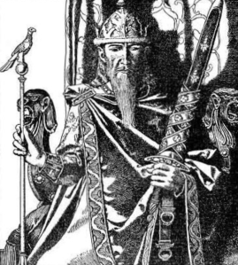 King Mark of Cornwall – the hypothetical ruler of a trans-Channel Celtic state, and an important figure in the Arthurian tradition. Illustration by Howard Pyle, 1905.