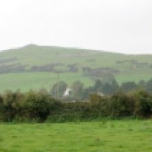 The remains were discovered below Croghan Hill